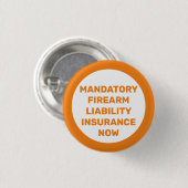 Badge Rond 2,50 Cm Assurance obligatoire sur la responsabilité en mat (Devant & derrière)