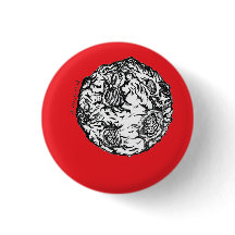 Astéroïde sur arrière - plan rouge