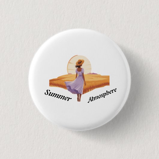 Badge Rond 2,50 Cm Atmosphère estivale (Devant)