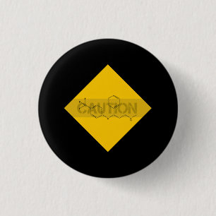 Badge Rond 2,50 Cm Attention : Fluoxetine