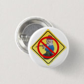 Badge Rond 2,50 Cm Aucun bouton de gnomes de tireur isolé (Devant & derrière)