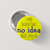 Badge Rond 2,50 Cm Aucun insigne d'idée (Devant & derrière)