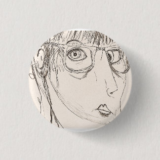 Badge Rond 2,50 Cm aucun parler la bibliothèque