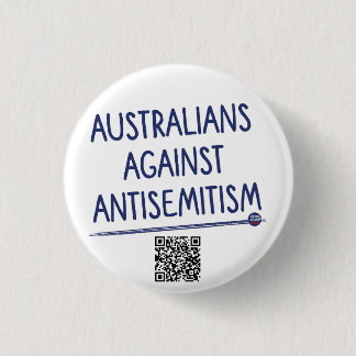 Badge Rond 2,50 Cm Australiens contre l'antisémitisme - Épingle / Bou
