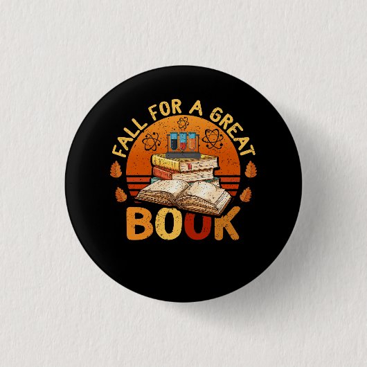 Badge Rond 2,50 Cm Automne pour un grand professeur de lecture de sci (Devant)