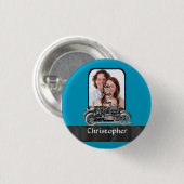 Badge Rond 2,50 Cm automobile vintage (Devant & derrière)