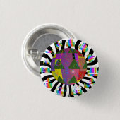 Badge Rond 2,50 Cm Autour du monde (Devant & derrière)