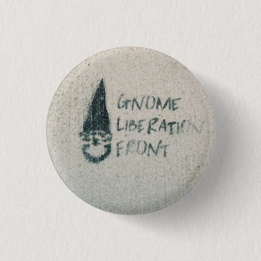 Badge Rond 2,50 Cm Avant de libération de gnome (Devant)