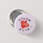 Badge Rond 2,50 Cm Avant rose de tempête (Devant & derrière)