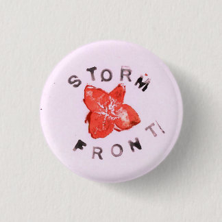 Badge Rond 2,50 Cm Avant rose de tempête