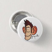 Badge Rond 2,50 Cm avatar jacquette bien (Devant & derrière)