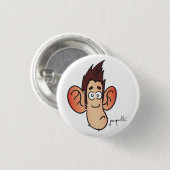 Badge Rond 2,50 Cm avatar jacquette choqué (Devant & derrière)