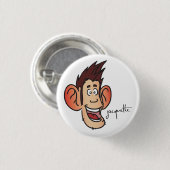 Badge Rond 2,50 Cm avatar jacquette fabuleux (Devant & derrière)