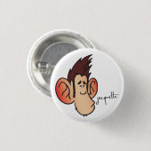 Badge Rond 2,50 Cm avatar jacquette patraque (Devant & derrière)