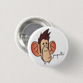 Badge Rond 2,50 Cm avatar jacquette pleure (Devant & derrière)