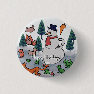 Badge Rond 2,50 Cm Aventure minimaliste et personnalisée des amis de