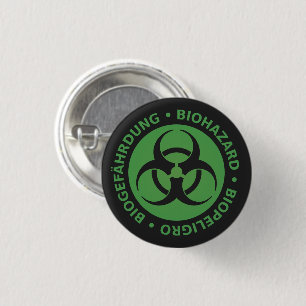 Badge Rond 2,50 Cm Avertissement écologique