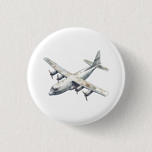 Badge Rond 2,50 Cm Avion (Devant)
