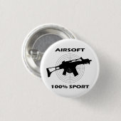 BADGE ROND 2,50 CM AVION (Devant & derrière)