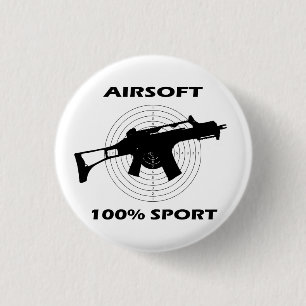 BADGE ROND 2,50 CM AVION
