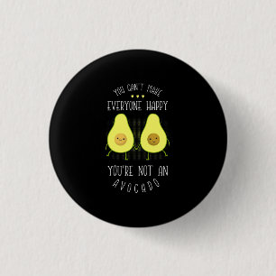 Badge Rond 2,50 Cm Avocado Peut Rendre Tout Le Monde Heureux