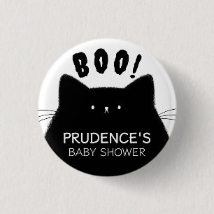 Badge Rond 2,50 Cm Baby shower d'Halloween de Little Boo