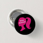 Badge Rond 2,50 Cm Bachelorette rose et noire (Devant & derrière)