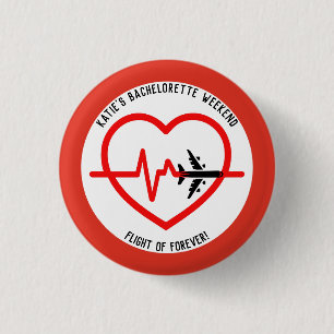 Badge Rond 2,50 Cm Bachelorette Week-end Fête Favoriser Personnalisé