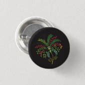 Badge Rond 2,50 Cm Badge, broche avec broderie (Devant & derrière)