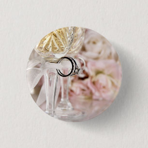 Badge Rond 2,50 Cm Bagues de bouquet mariage