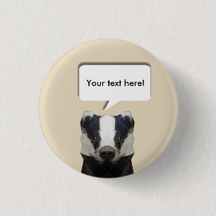 Badge Rond 2,50 Cm Baguette géométrique mignonne