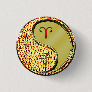 Badge Rond 2,50 Cm Baies et rat métallique