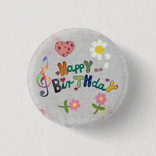 Badge Rond 2,50 Cm Bâillon (Devant)