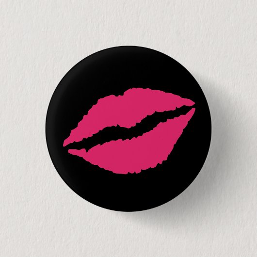 Badge Rond 2,50 Cm Baiser ! (Devant)
