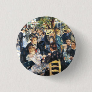 Badge Rond 2,50 Cm Bal au Moulin de la Galette Party Renoir