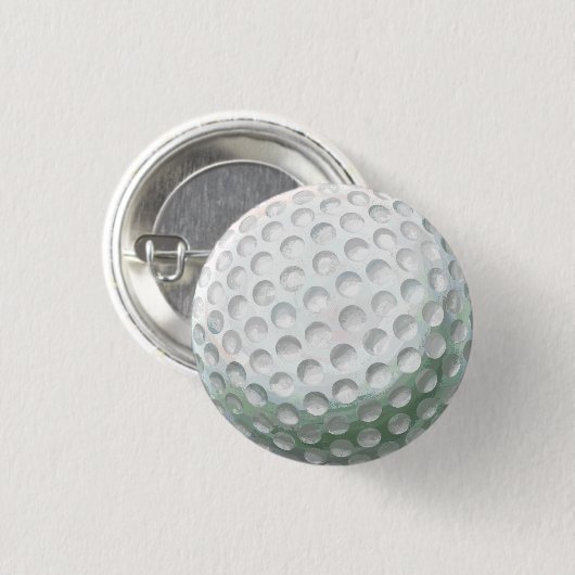 Badge Rond 2,50 Cm Bal de golf (Devant & derrière)
