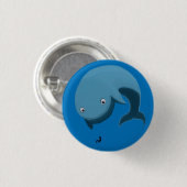 Badge Rond 2,50 Cm Baleine et loutre (Devant & derrière)