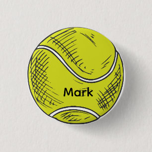 Badge Rond 2,50 Cm Balle de tennis