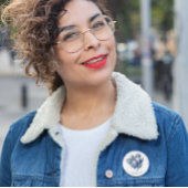 Badge Rond 2,50 Cm Ballons bleus Delft, personnalisable
