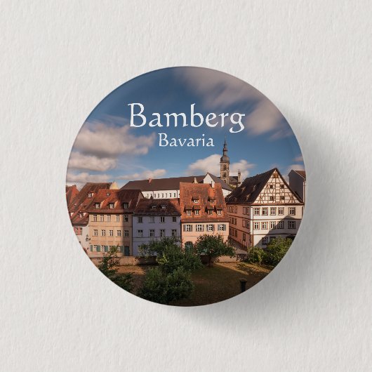 Badge Rond 2,50 Cm Bamberg Allemagne (Devant)