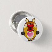 Badge Rond 2,50 Cm bambi baisant (Devant & derrière)