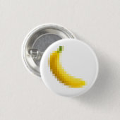 Badge Rond 2,50 Cm Banane (Devant & derrière)