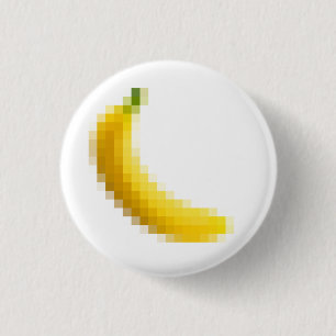 Badge Rond 2,50 Cm Banane