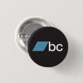 Badge Rond 2,50 Cm Bandcamp : le bouton noir (Devant & derrière)