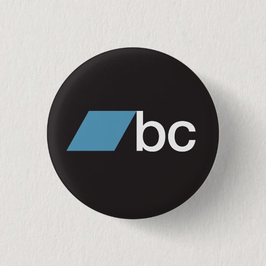 Badge Rond 2,50 Cm Bandcamp : le bouton noir (Devant)