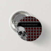 Bande Merch Nom personnalisé Skull Rock Roll Metal