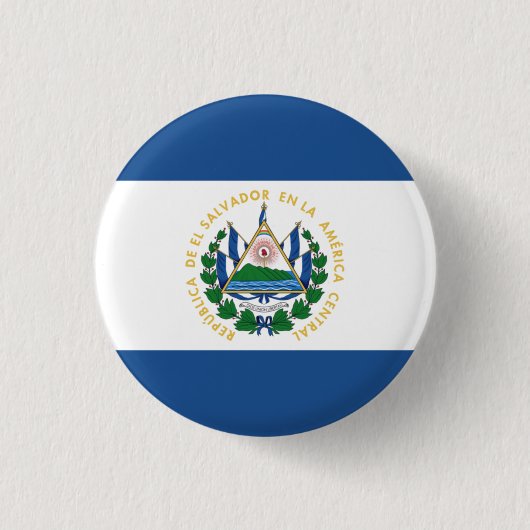 Badge Rond 2,50 Cm Bandera du Salvador (Devant)