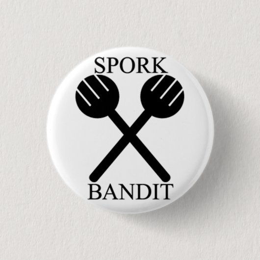 Badge Rond 2,50 Cm Bandit de Spork (Devant)