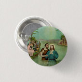 Badge Rond 2,50 Cm Baptême de Jésus-Christ (Devant & derrière)