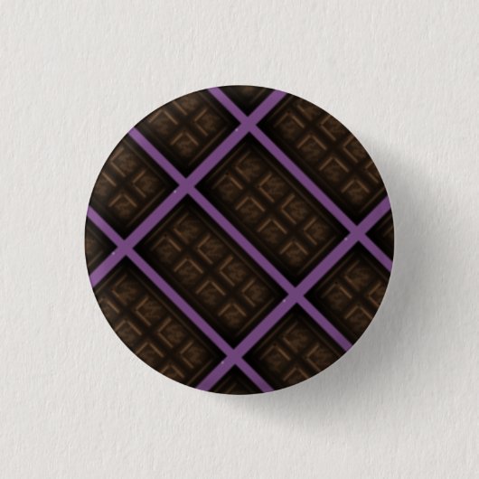 Badge Rond 2,50 Cm Barre de chocolat (Devant)
